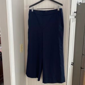 Banana Republic wide leg cropped pants size 14 NWT